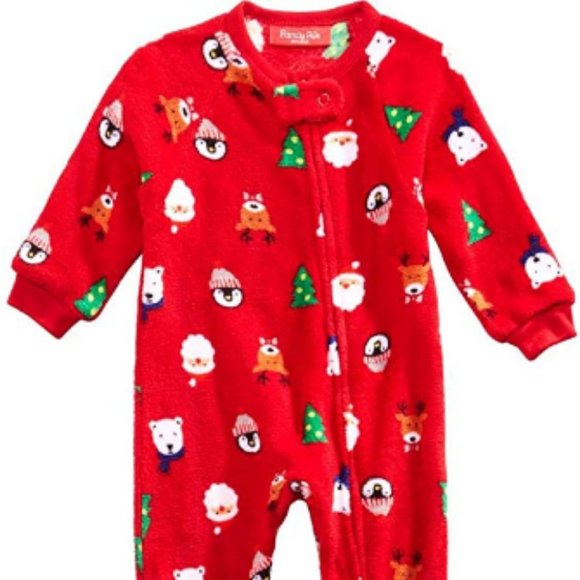 Family Pajamas Other - NWT Family Pajamas Matching Santa and Friends Kids